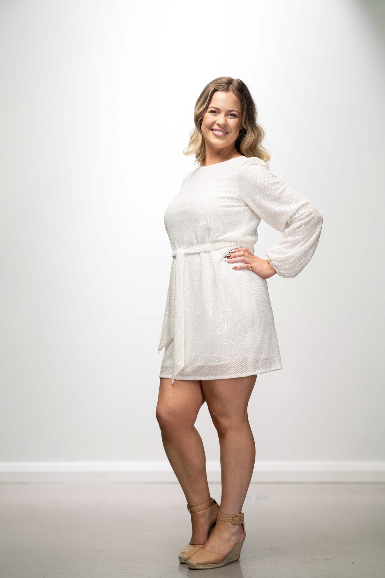 Pip Bridal Long Sleeve Mini