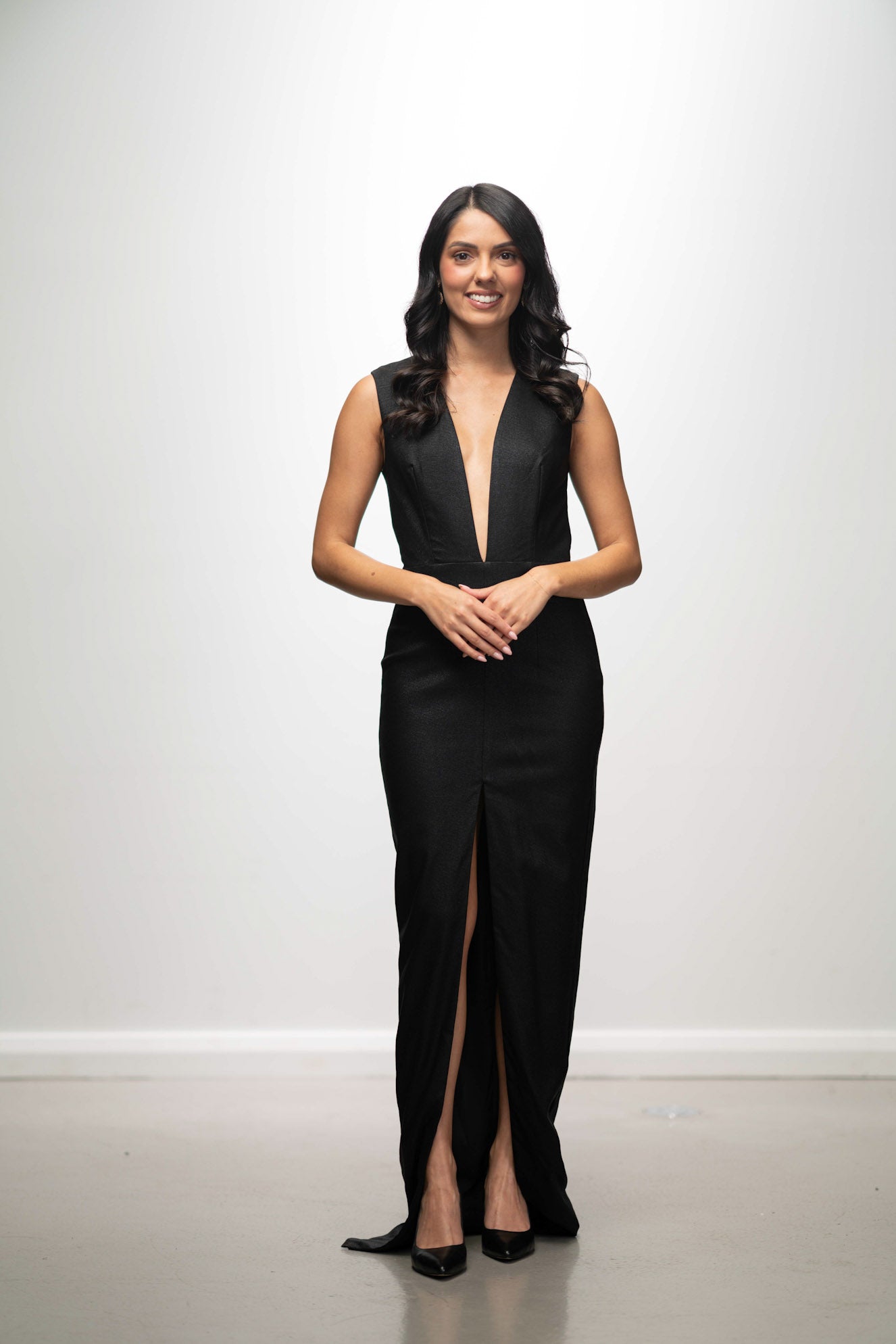 Veronica V Plunge Maxi