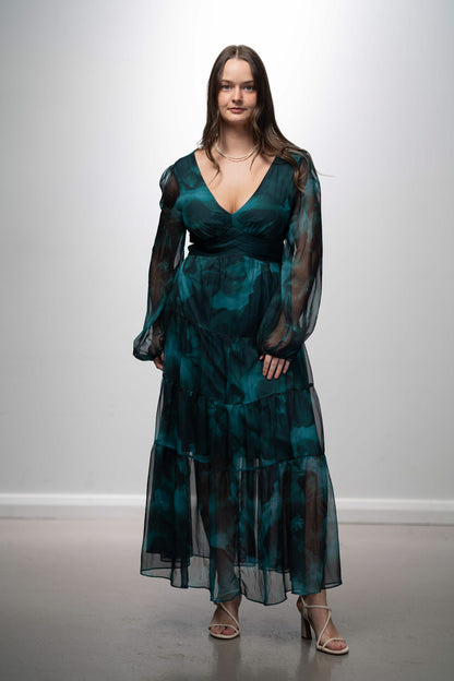 Emerald Sheer Maxi
