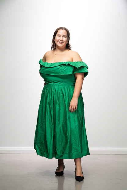 Emerald Midi Dress