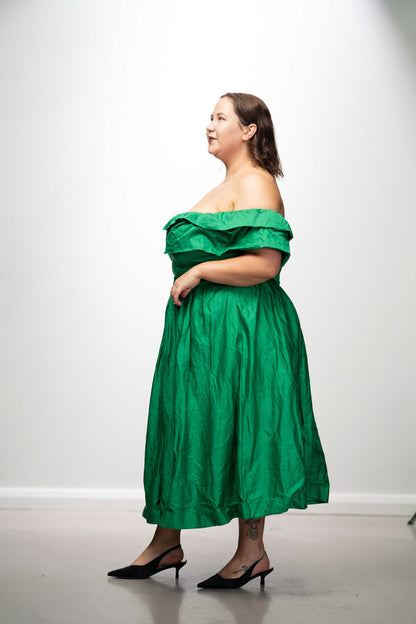 Emerald Midi Dress