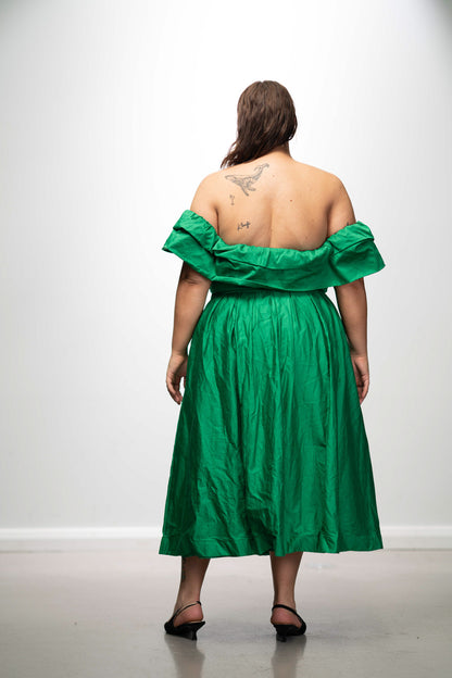 Emerald Midi Dress