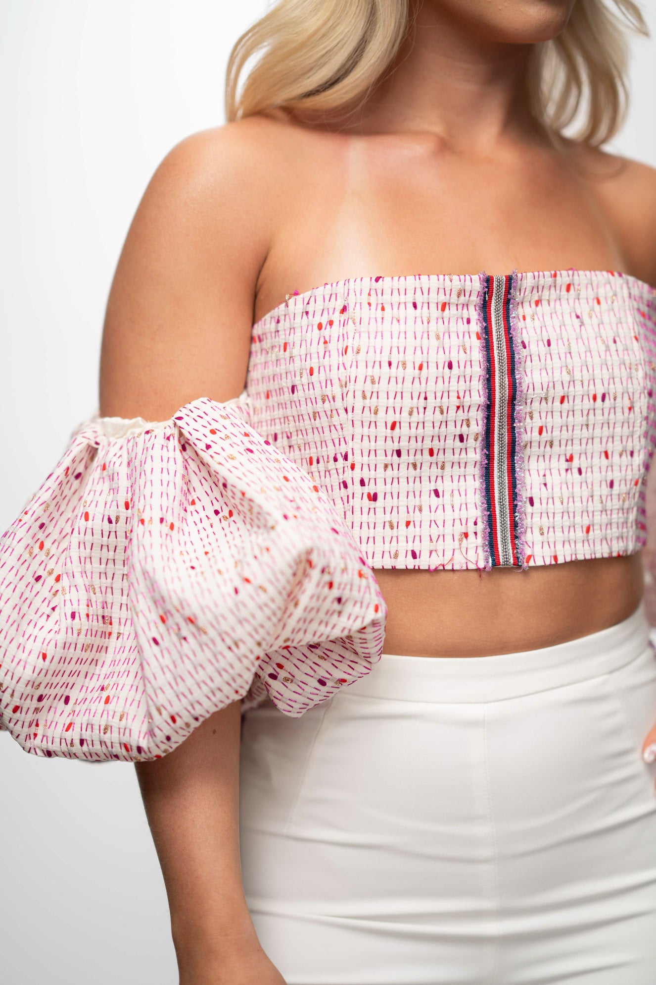 NOVELTY PANTS & EBONY TOP