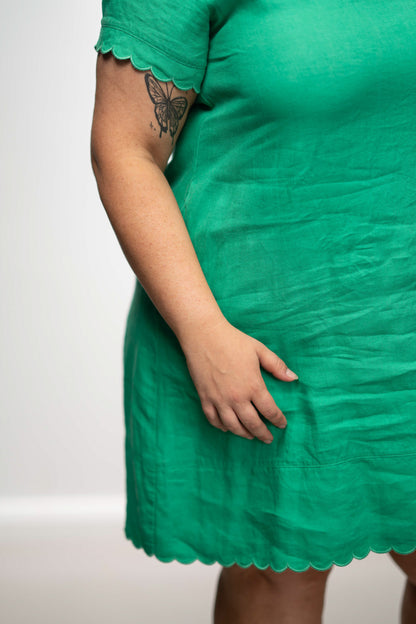 Lisa Scalloped Dress