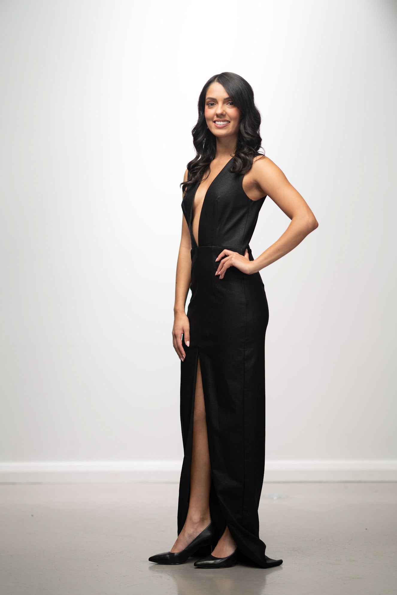 Veronica V Plunge Maxi