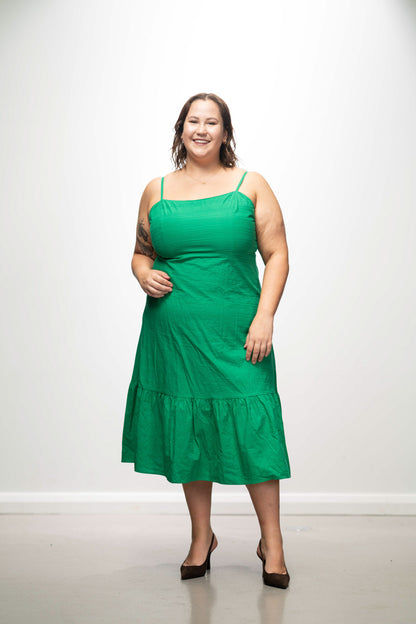 Emerald Midi Dress