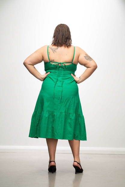 Emerald Midi Dress