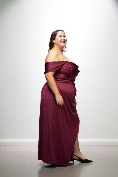 Forbidden Love Mulberry Maxi Dress