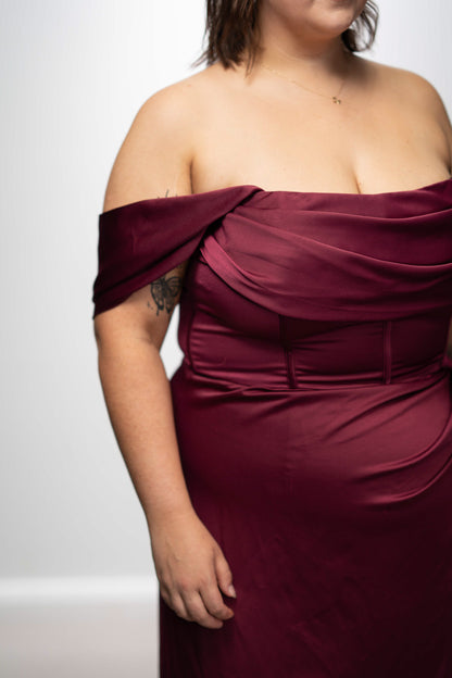 Forbidden Love Mulberry Maxi Dress