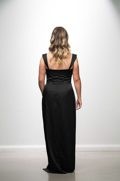 Freddie Black Lace Corset Maxi