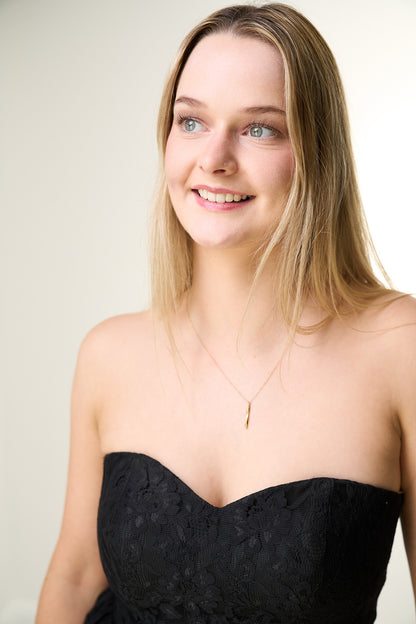 AVA STRAPLESS FLORAL
