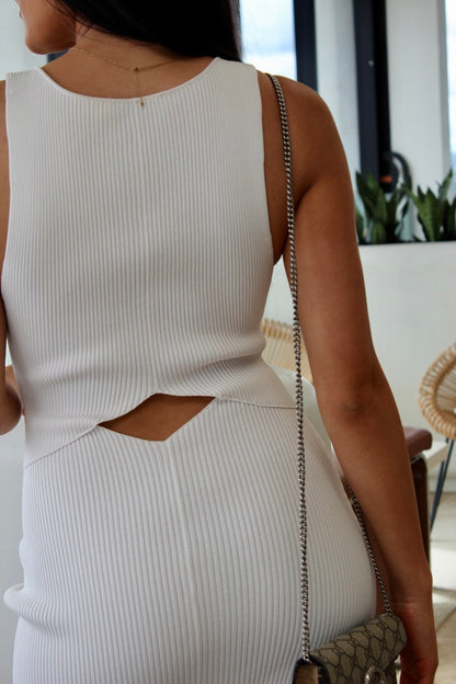 VERSAILLES KNIT MIDI DRESS