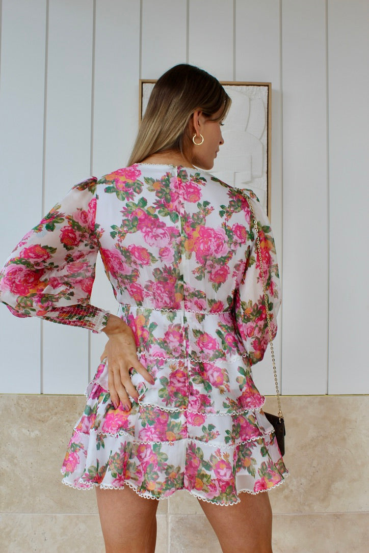 OBLIVION LONG SLEEVE MINI DRESS