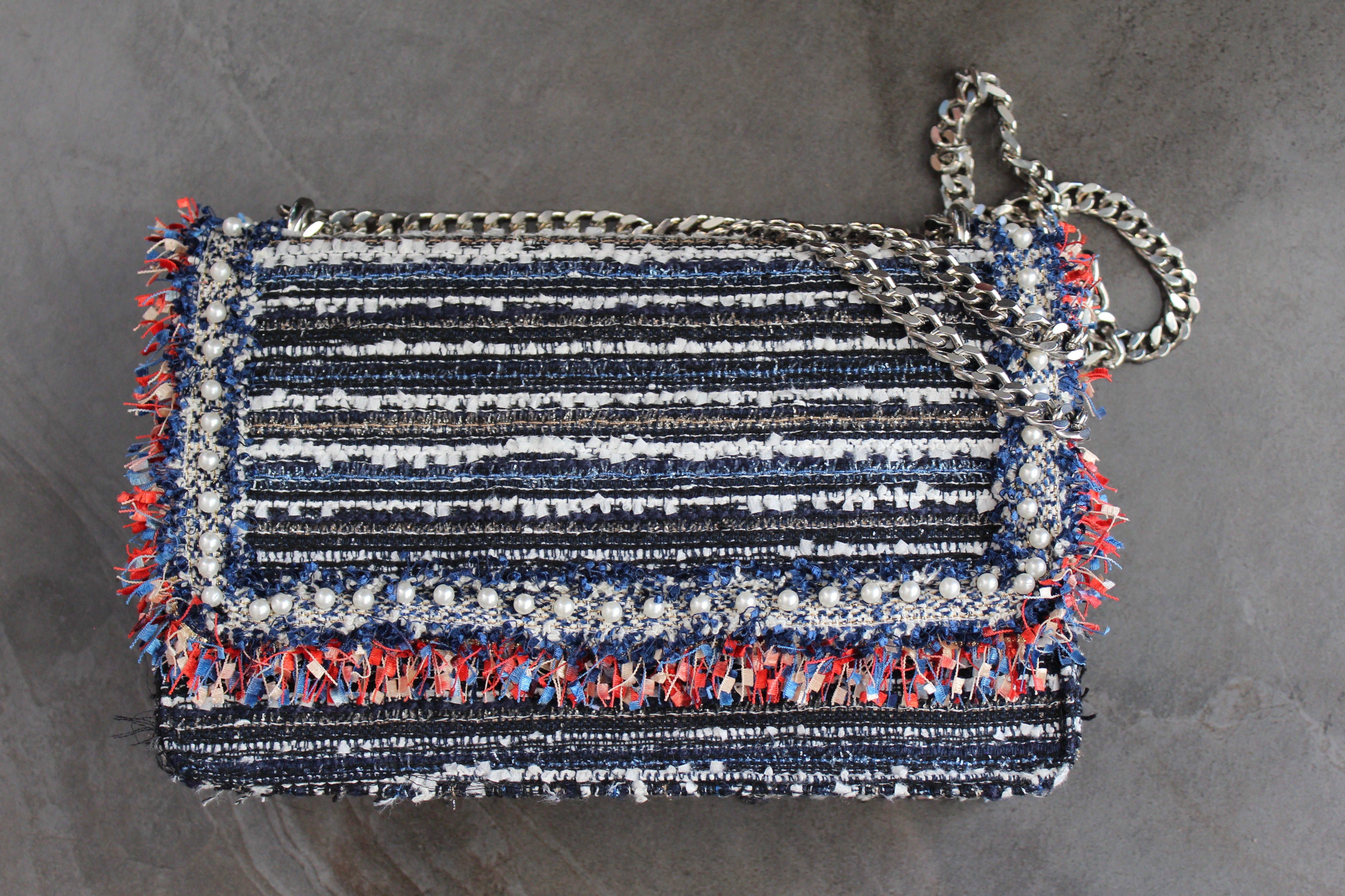 WOVEN TWEED BAG